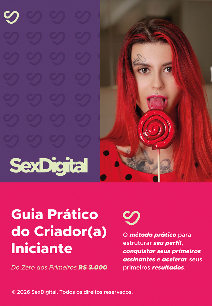 Capa do ebook Guia Prático do Criador(a) Iniciante — SexDigital